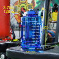 Hot selling 3.78L Pop Up Open Sports Big Bottle soft silicone straw fashionable Save and durable cute water bottle with lid